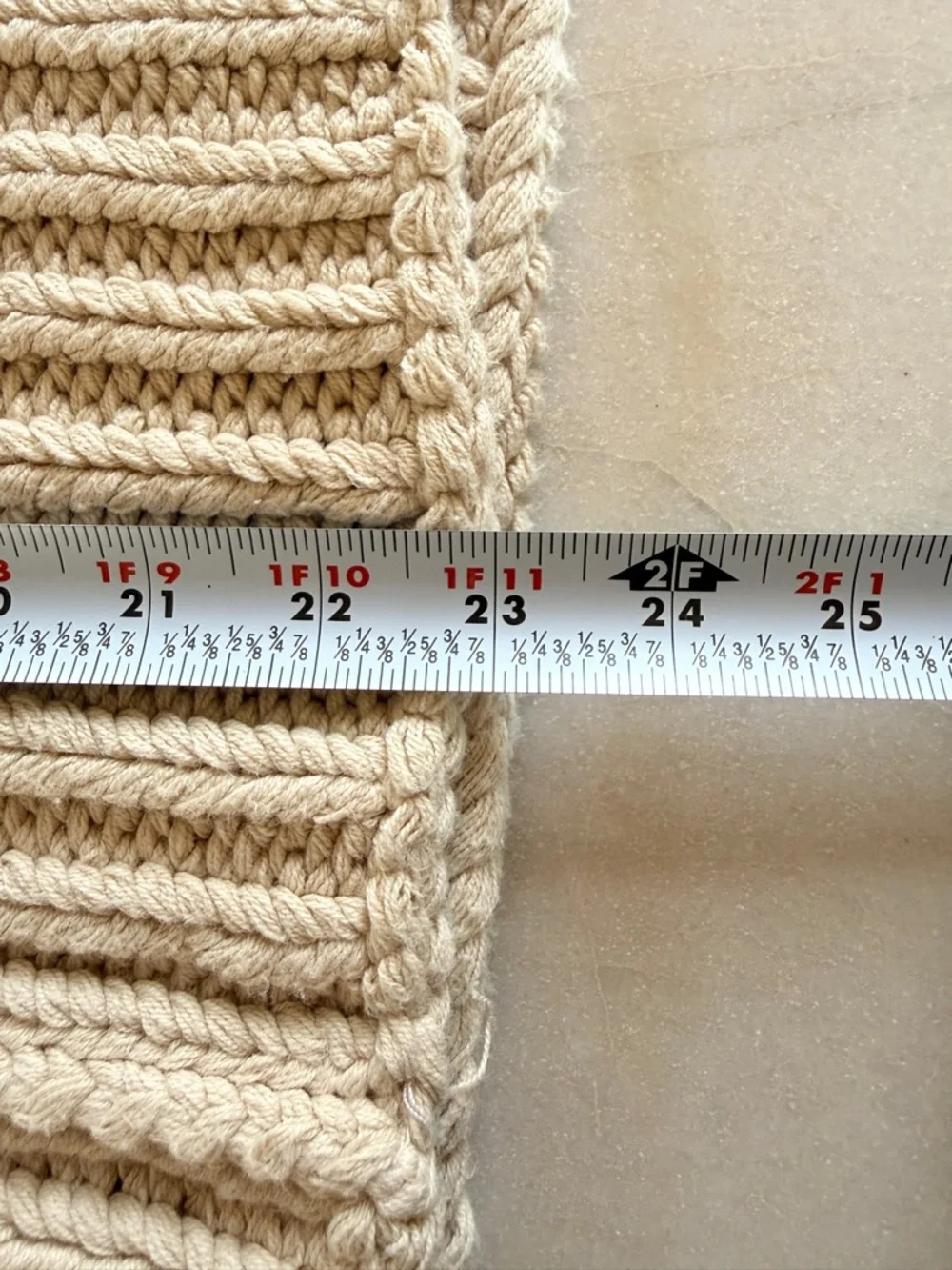Free People My Only Sunshine Sweater Womens XS Beige Chunky Knit Mock Neck